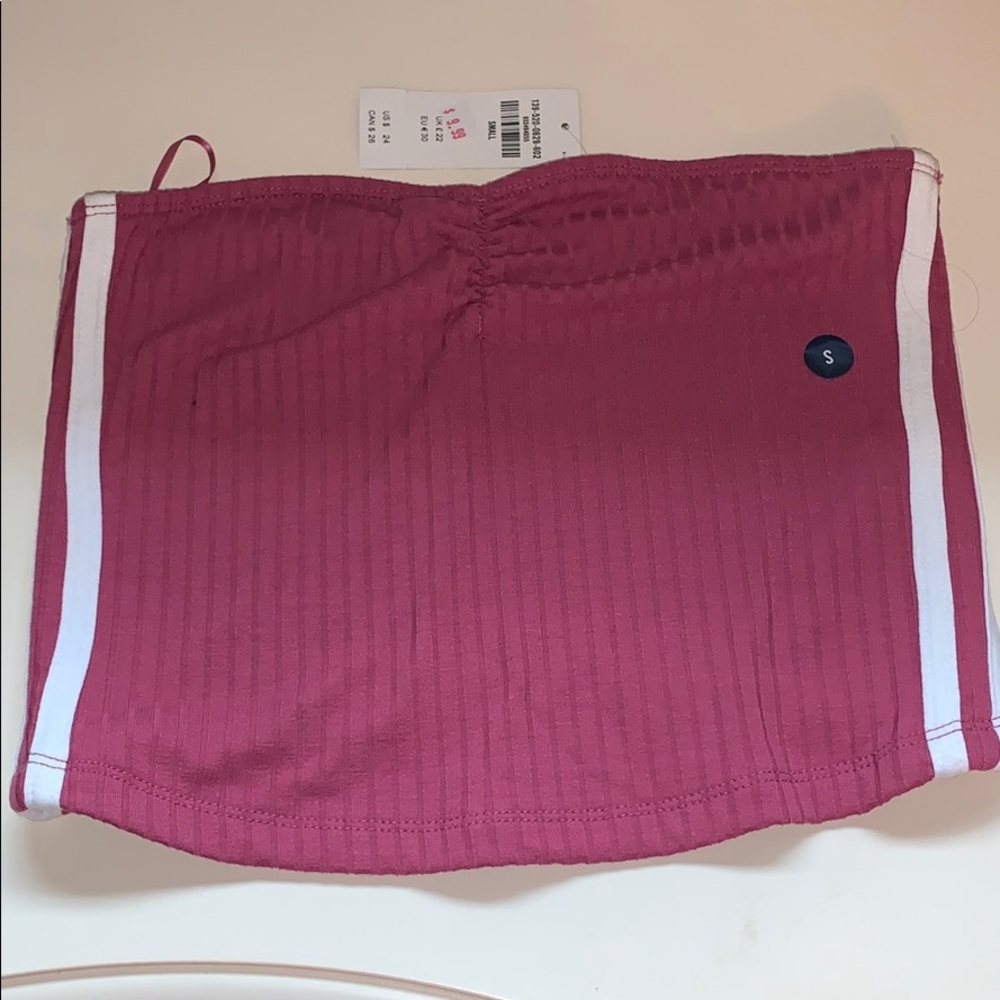 Abercrombie & Fitch strapless crop top
